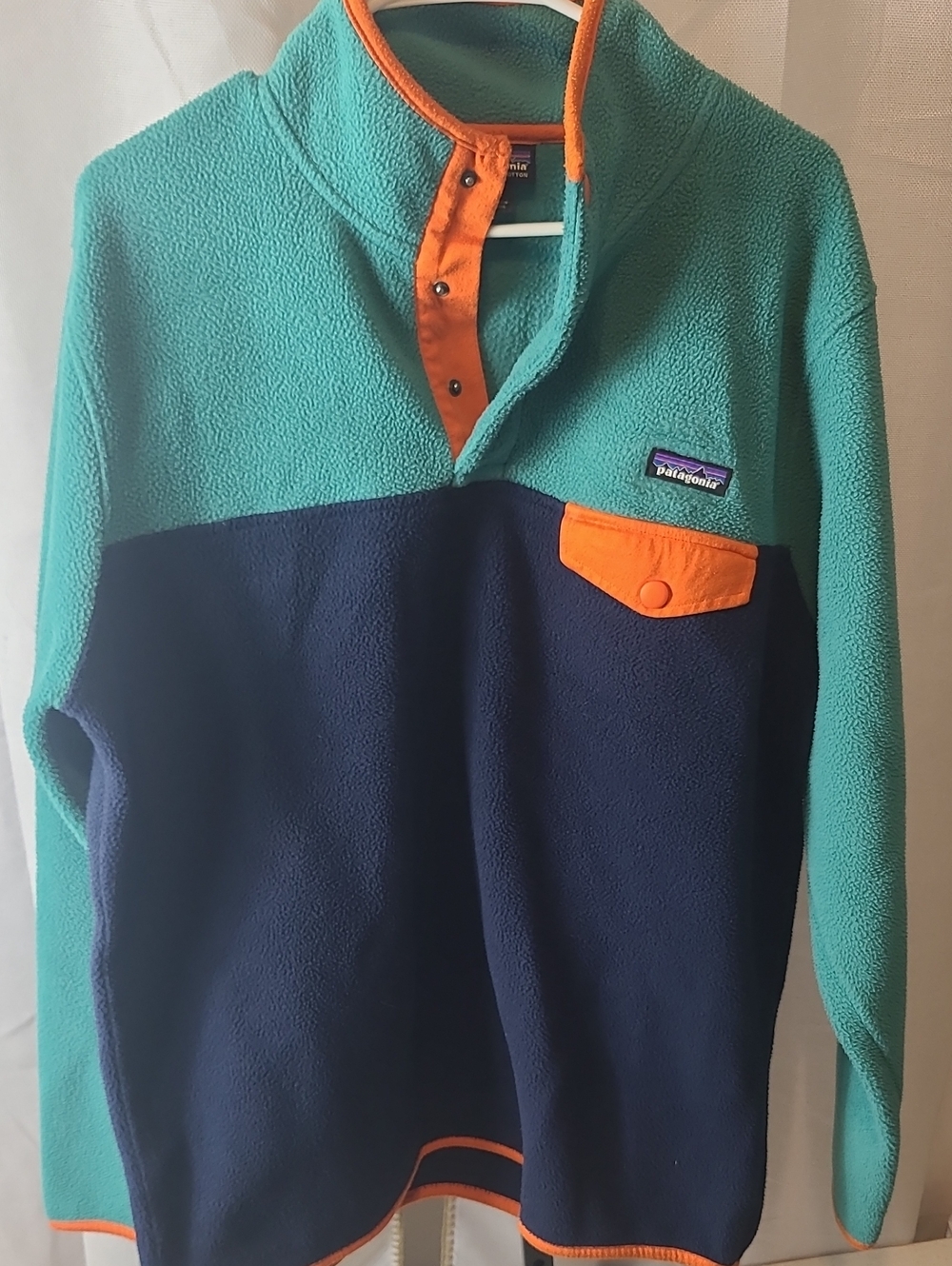 Patagonia Lightweight Synchilla Snap-T Pullover Oversized Mens Small